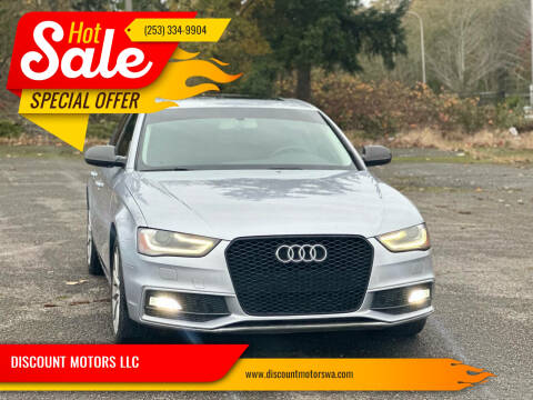 2015 Audi A4 for sale at DISCOUNT MOTORS LLC in Federal Way WA