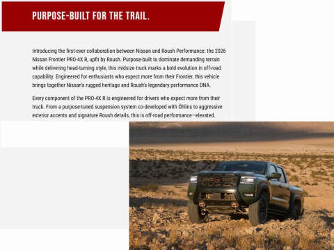 2026 Nissan Frontier PRO-4X