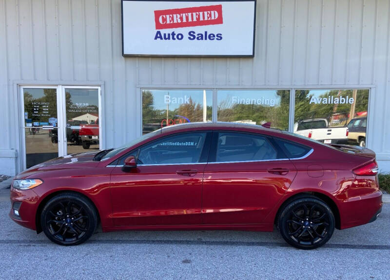 2019 Ford Fusion for sale at Certified Auto Sales in Des Moines IA