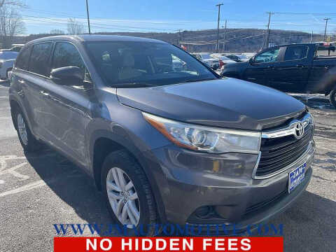 2015 Toyota Highlander for sale at J & M Automotive in Naugatuck CT