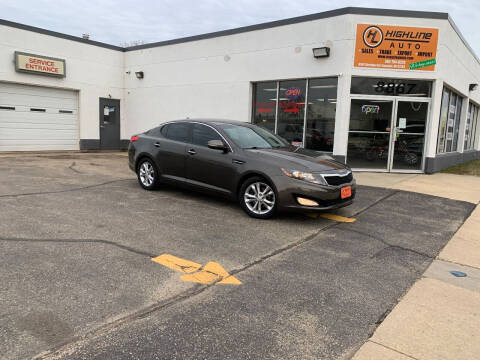 2013 Kia Optima for sale at HIGHLINE AUTO LLC in Kenosha WI