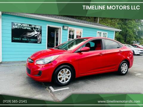 2013 Hyundai Accent for sale at Timeline Motors LLC in Clayton NC