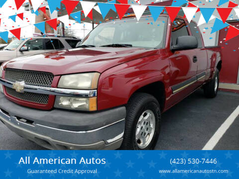 2003 Chevrolet Silverado 1500 for sale at All American Autos in Kingsport TN