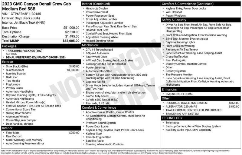 2023 GMC Canyon Denali