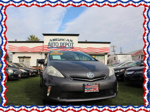 2014 Toyota Prius v for sale at American Auto Depot in Modesto CA