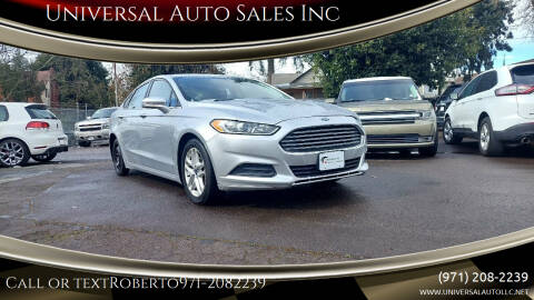2016 Ford Fusion for sale at Universal Auto Sales Inc in Salem OR