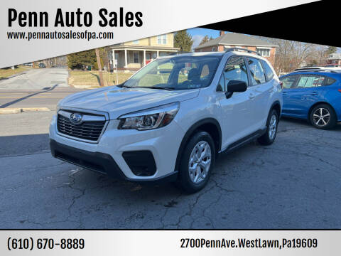 2020 Subaru Forester for sale at Penn Auto Sales in West Lawn PA