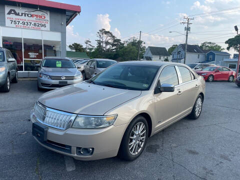 2008 Lincoln MKZ for sale at AutoPro Virginia LLC in Virginia Beach VA