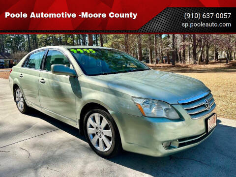 2006 Toyota Avalon for sale at Poole Automotive in Laurinburg NC
