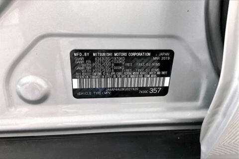 2019 Mitsubishi Outlander Sport SE