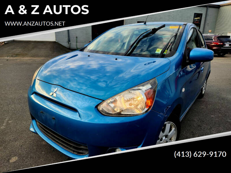 2014 Mitsubishi Mirage for sale at A & Z AUTOS in Westfield MA