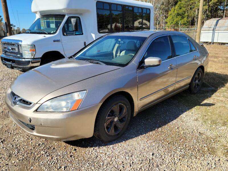 2003 Honda Accord for sale at Performance Upholstery & Auto Sales LLC in Hot Springs AR