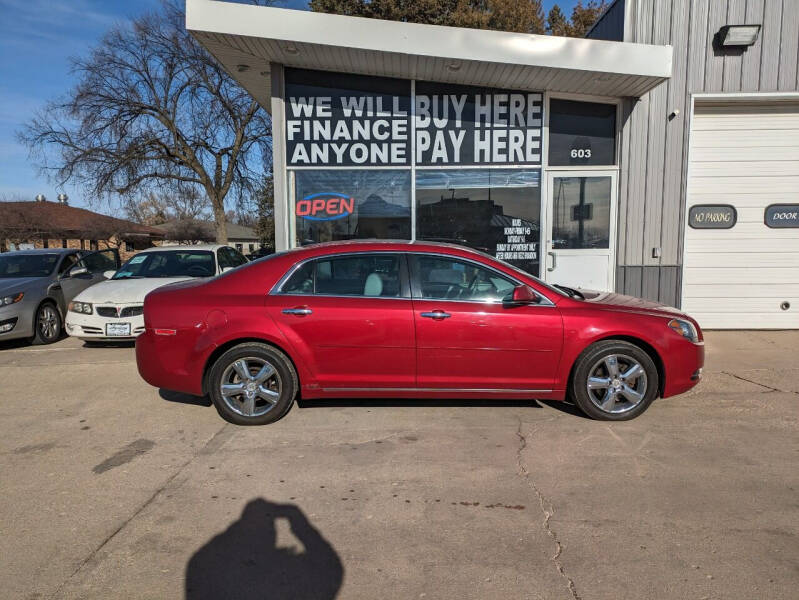 2012 Chevrolet Malibu for sale at STERLING MOTORS in Watertown SD