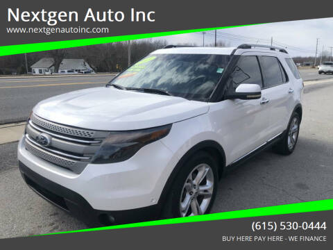 2011 Ford Explorer for sale at Nextgen Auto Inc in Smithville TN