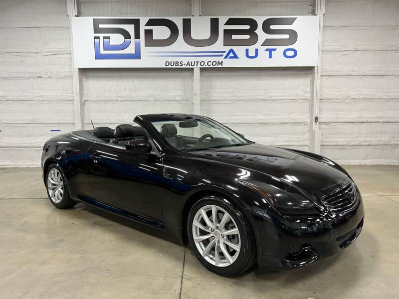 2012 Infiniti G37 Convertible for sale at DUBS AUTO LLC in Clearfield UT
