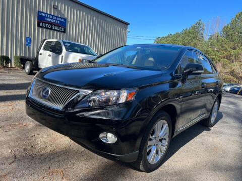 2010 Lexus RX 450h for sale at United Global Imports LLC in Cumming GA