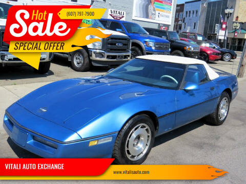 1987 Chevrolet Corvette for sale at VITALI AUTO EXCHANGE in Johnson City NY