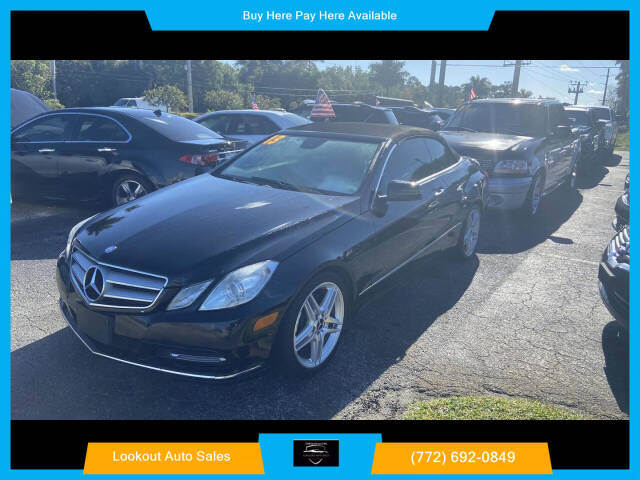 2013 Mercedes-Benz E-Class for sale at Lookout Auto Sales in Stuart, FL