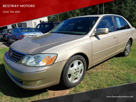 2003 Toyota Avalon for sale at BESTWAY MOTORS in Winston Salem NC