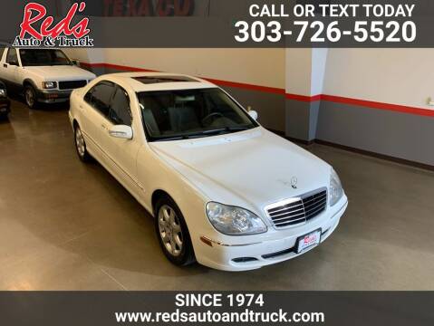 2003 Mercedes-Benz S-Class for sale at Red's Auto and Truck in Longmont CO