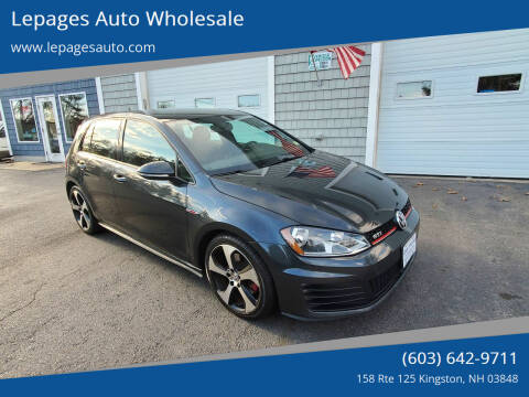 2017 Volkswagen Golf GTI for sale at Lepages Auto Wholesale in Kingston NH