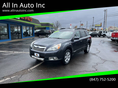 2012 Subaru Outback for sale at All In Auto Inc in Palatine IL