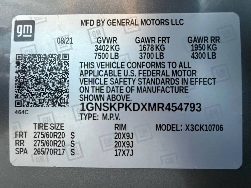 2021 Chevrolet Tahoe Z71