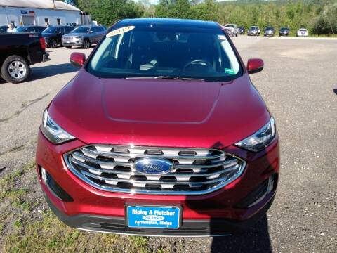 2019 Ford Edge for sale at Ripley & Fletcher Pre-Owned Sales & Service in Farmington ME
