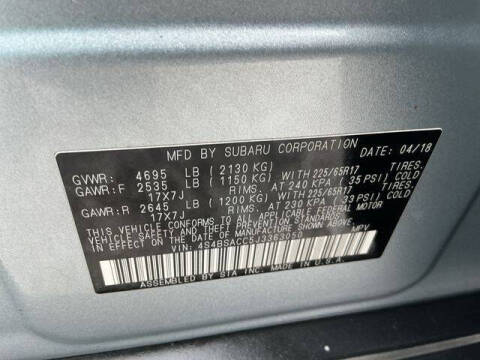 2018 Subaru Outback 2.5i Premium