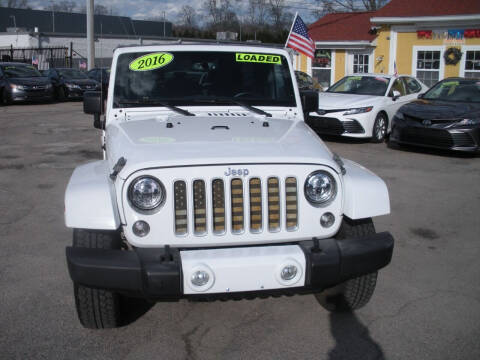2016 Jeep Wrangler Unlimited Sahara