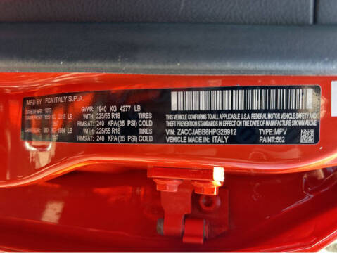 2017 Jeep Renegade Altitude