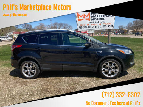 2014 Ford Escape for sale at Phil's Marketplace Motors in Arnolds Park IA