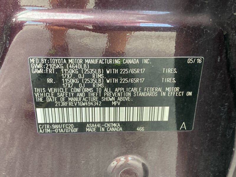 2016 Toyota RAV4 XLE