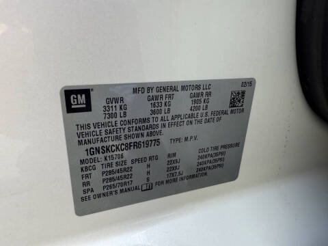 2015 Chevrolet Tahoe LTZ