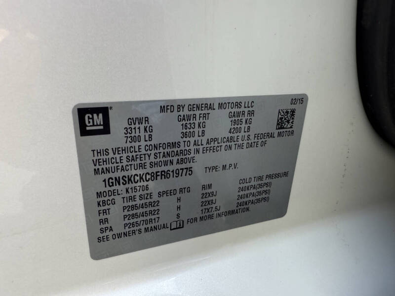 2015 Chevrolet Tahoe LTZ