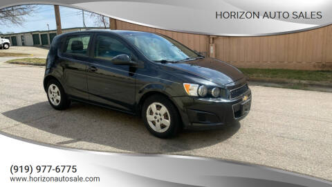2015 Chevrolet Sonic for sale at Horizon Auto Sales in Raleigh NC