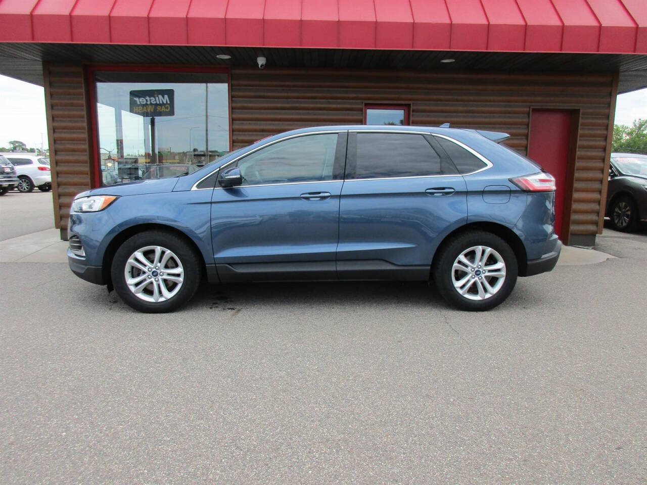 Blue 2019 Ford Edge SEL AWD SEL 4dr Crossover 2