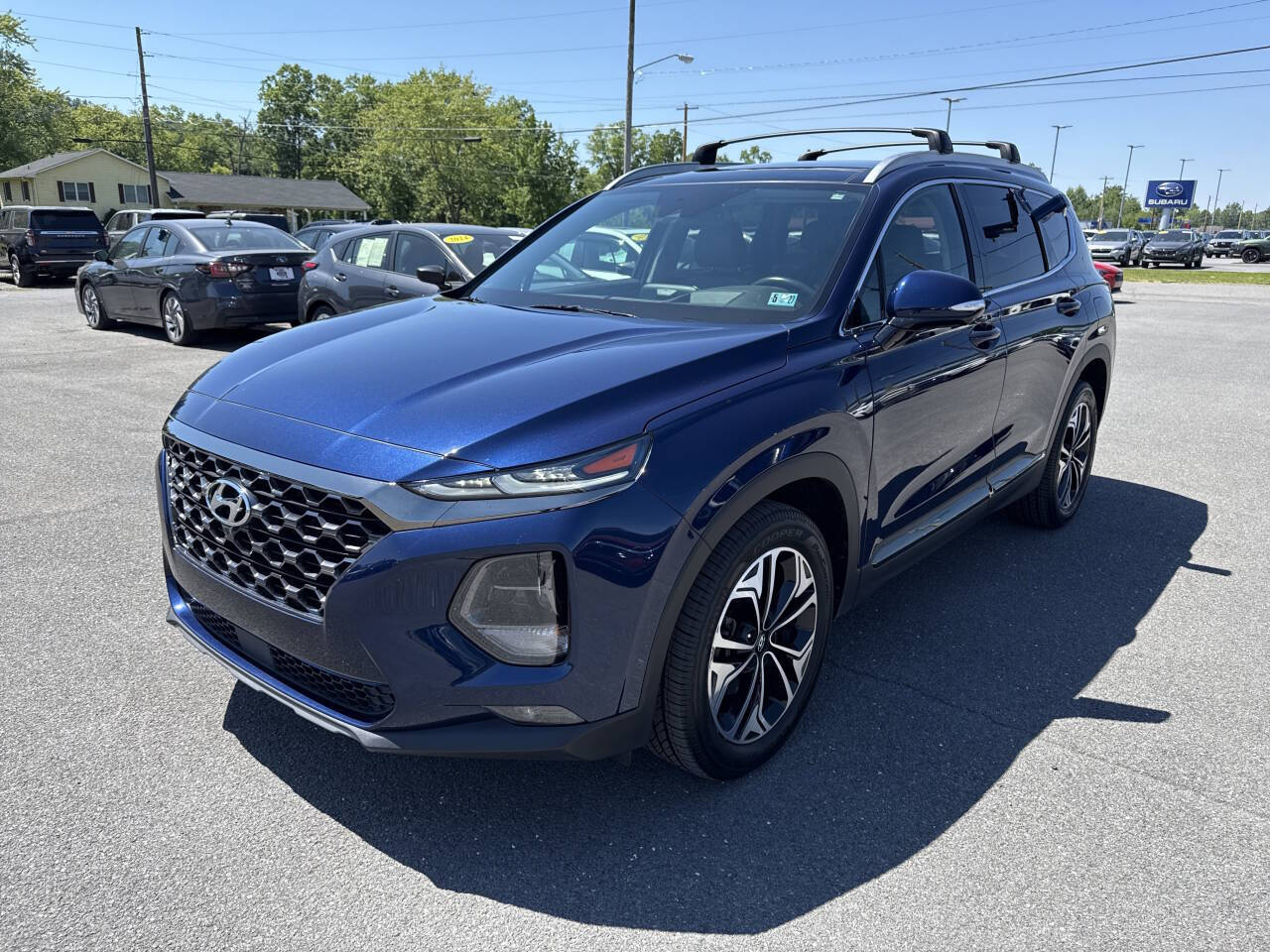Blue 2020 Hyundai SANTA FE Limited 2.0T AWD Limited 2.0T 4dr Crossover 2
