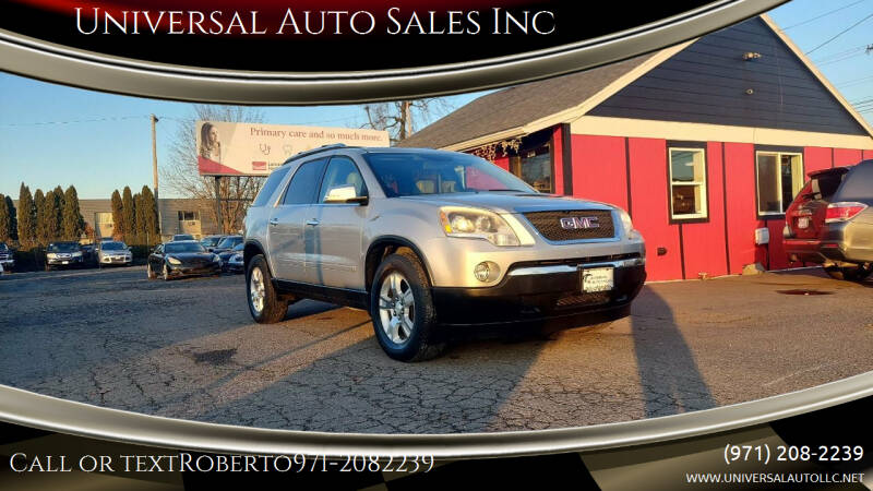 2009 GMC Acadia for sale at Universal Auto Sales Inc in Salem OR
