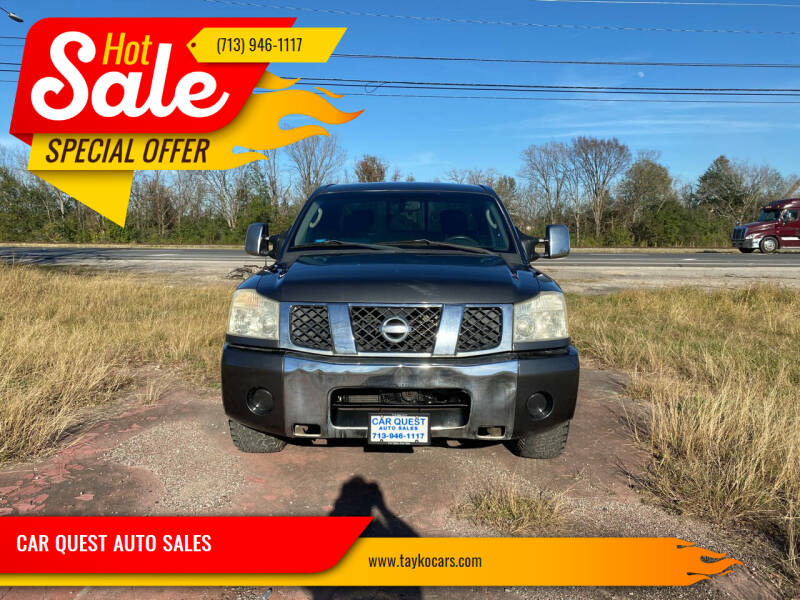 2004 Nissan Titan for sale at CAR QUEST AUTO SALES in Houston TX