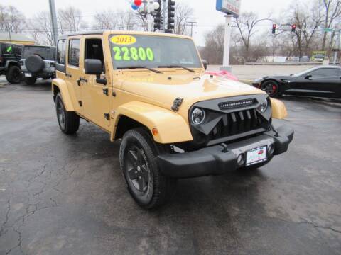 2013 Jeep Wrangler Unlimited for sale at Auto Land Inc in Crest Hill IL