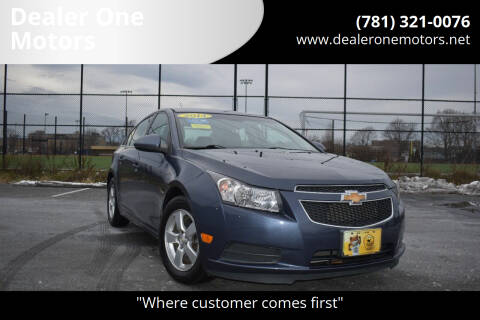 2014 Chevrolet Cruze for sale at Dealer One Motors in Malden MA