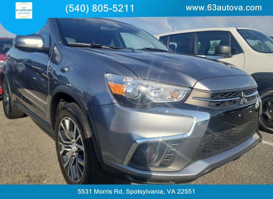 2019 Mitsubishi Outlander Sport for sale at 63 Auto Inc in Spotsylvania, VA