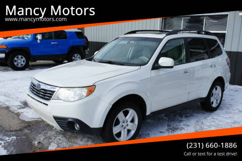 2010 Subaru Forester for sale at Mancy Motors in Mancelona MI