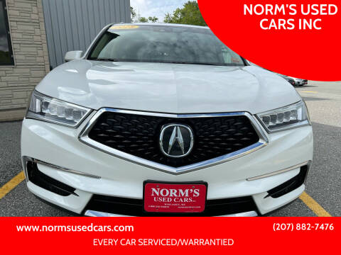 2018 Acura MDX for sale at NORM'S USED CARS INC in Wiscasset ME