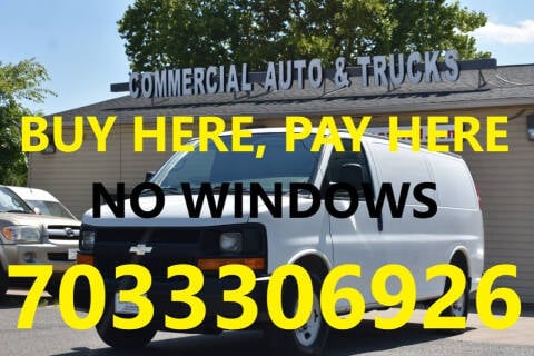 2012 Chevrolet Express for sale at Commercial Auto & Trucks in Manassas VA