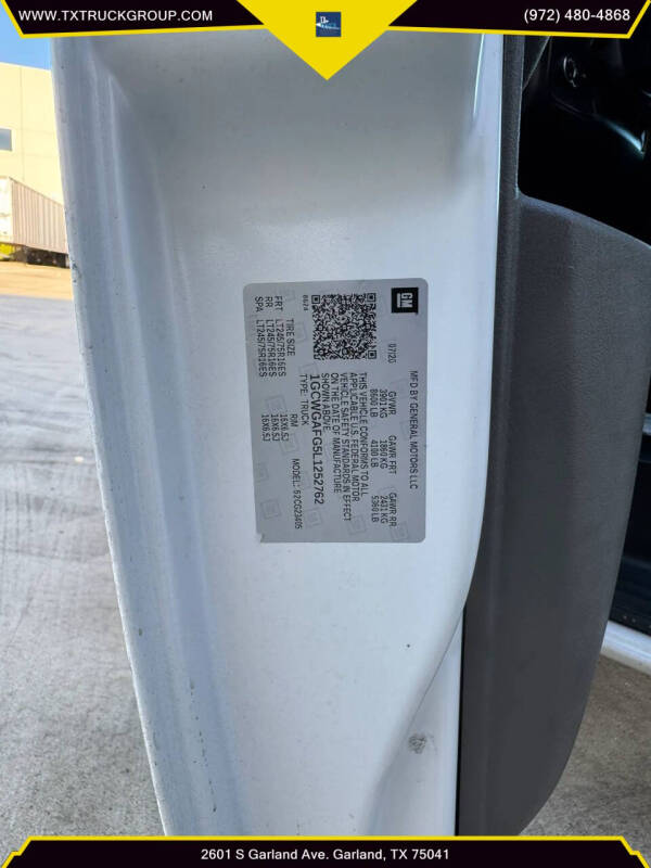 2020 Chevrolet Express 2500