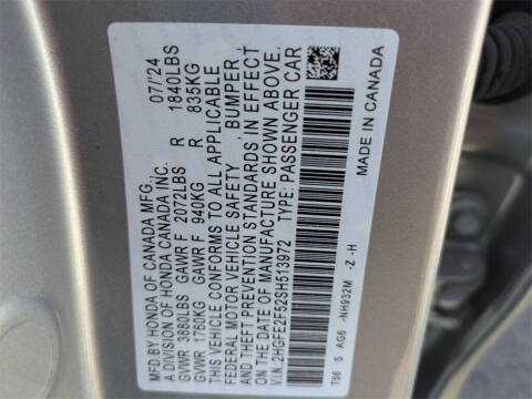 2025 Honda Civic Sport