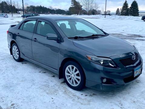 2010 Toyota Corolla for sale at Rice Auto Sales in Rice MN