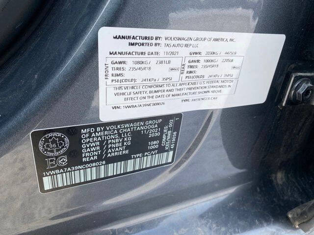 2022 Volkswagen Passat Limited Edition